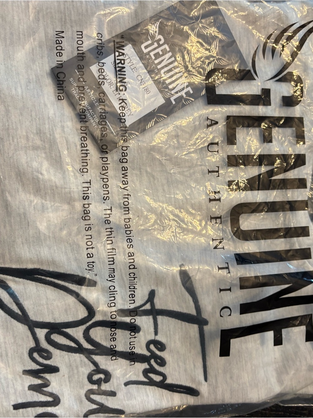 Feed Your Demons Heather Gray Tee - Small - Picture 5 of 5